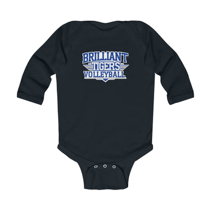 Long Sleeve Baby Bodysuit \ Brilliant Tigers Volleyball \ BTV2