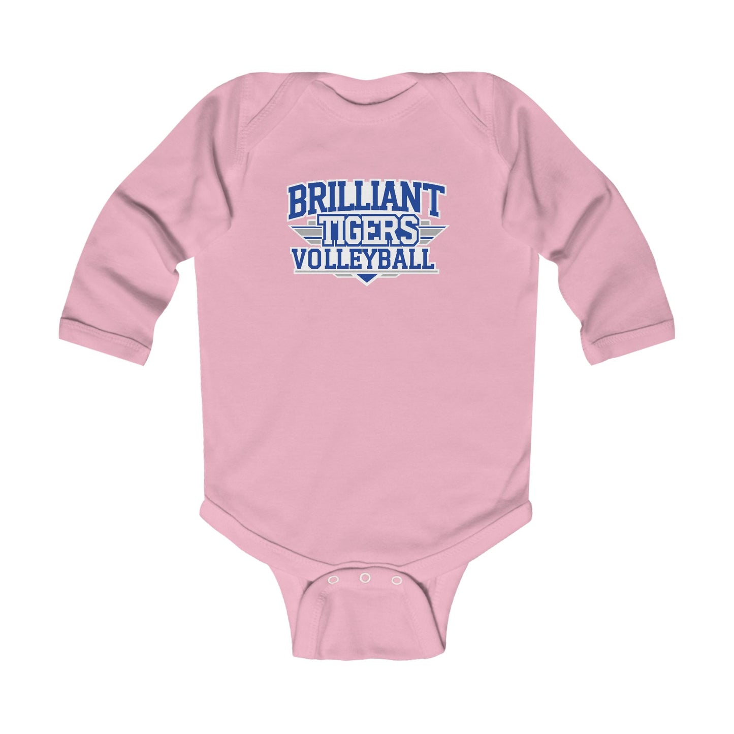 Long Sleeve Baby Bodysuit \ Brilliant Tigers Volleyball \ BTV2