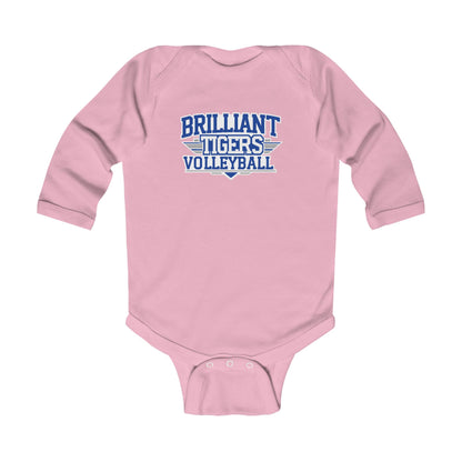 Long Sleeve Baby Bodysuit \ Brilliant Tigers Volleyball \ BTV2
