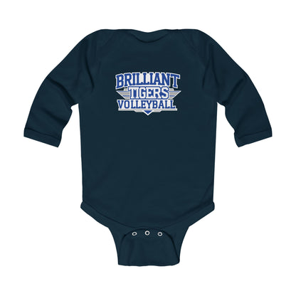 Long Sleeve Baby Bodysuit \ Brilliant Tigers Volleyball \ BTV2