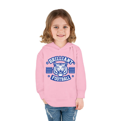 Toddler Hoodie Sweatshirt \ Brilliant Tigers Football \ BTF2