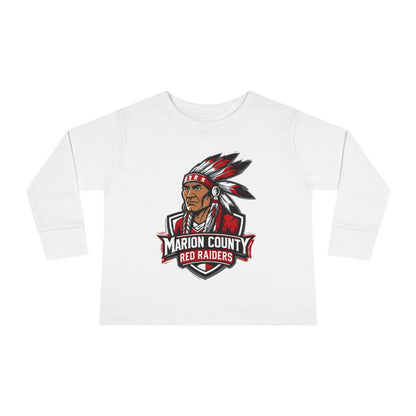 Toddler Long Sleeve Tee \ Marion County Red Raiders \ MC2
