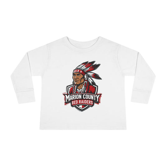 Toddler Long Sleeve Tee \ Marion County Red Raiders \ MC2