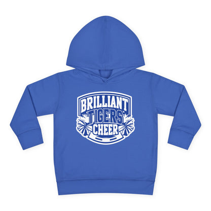 Toddler Hoodie Sweatshirt \ Brilliant Tigers Cheer \ BTC1
