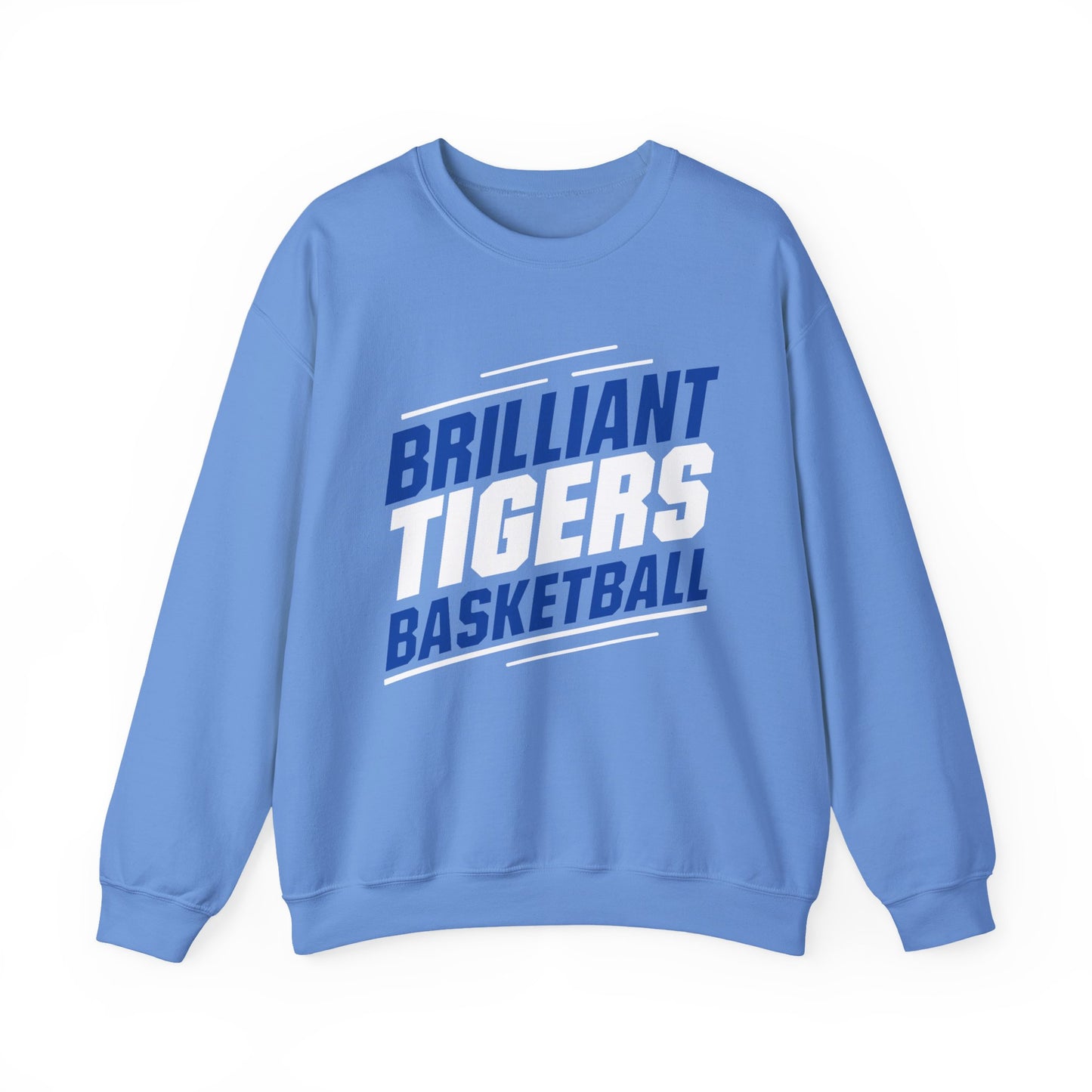 Adult Crewneck Sweatshirt \ Brilliant Tigers Basketball \ BTBK2