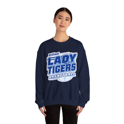 Adult Crewneck Sweatshirt \ Brilliant Tigers Basketball \ BTBKG2
