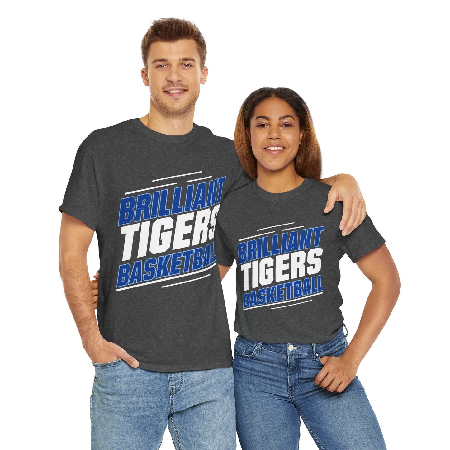 Adult Tee \ Brilliant Tigers Basketball \ BTBK2