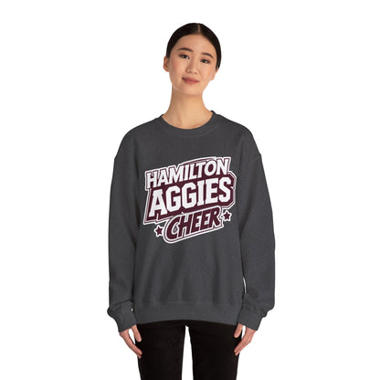 Adult Crewneck Sweatshirt \ Hamilton Aggies Cheer \ HAC1