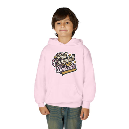 Youth Hoodie Sweatshirt \ Phill Campbell Bobcats \ PCBG1