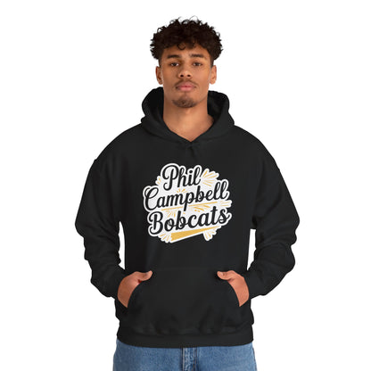 Adult Hoodie Sweatshirt \ Phil Campbell Bobcats \ PCBG2