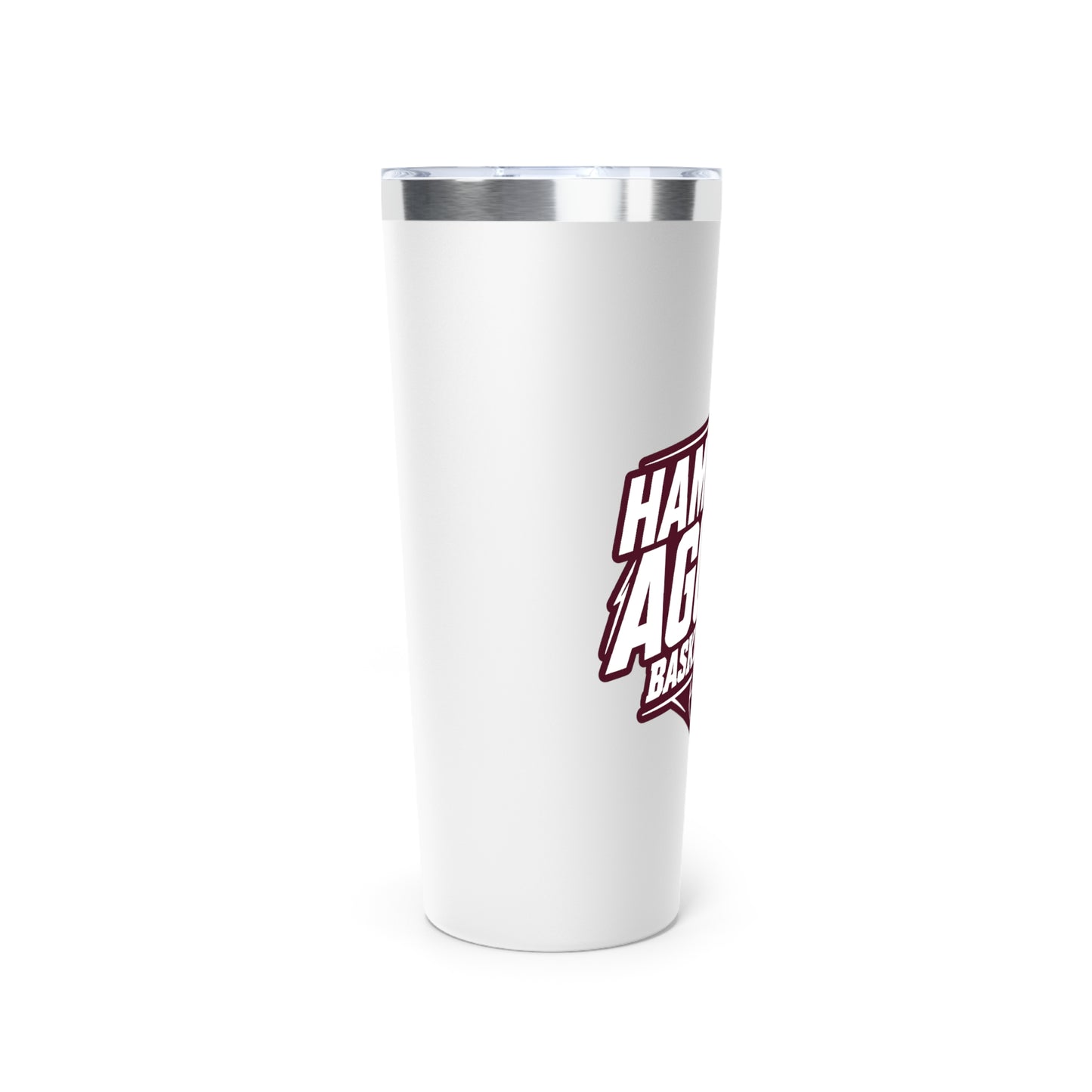 22oz Copper Insulated Tumbler \ Hamilton Aggies Basketball \ HABB2
