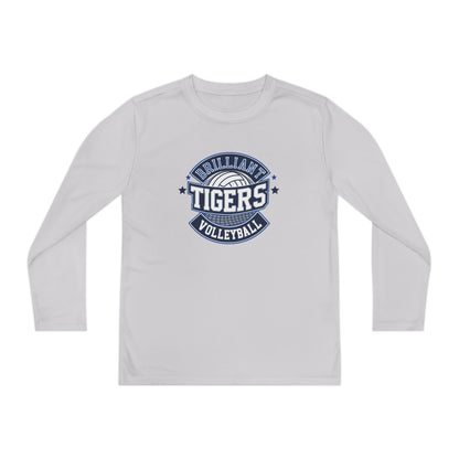 Youth Long Sleeve Tee \ Brilliant Tigers Volleyball \ BTV1
