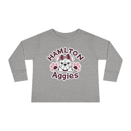 Toddler Long Sleeve Tee \ Hamilton Aggies \ HAG3