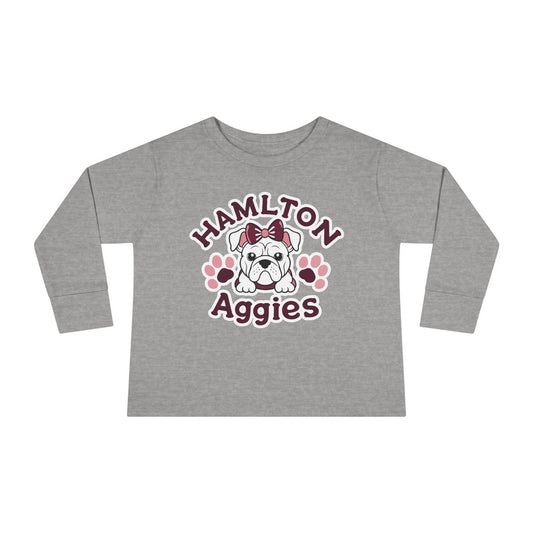 Toddler Long Sleeve Tee \ Hamilton Aggies \ HAG3