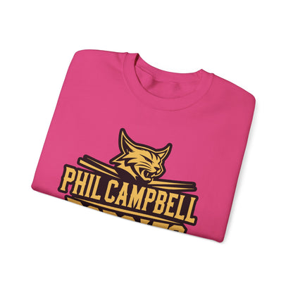 Adult Crewneck Sweatshirt \ Phil Campbell Bobcats \ PCB2