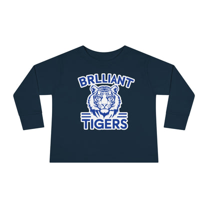 Toddler Long Sleeve Tee \ Brilliant Tigers \ BT1