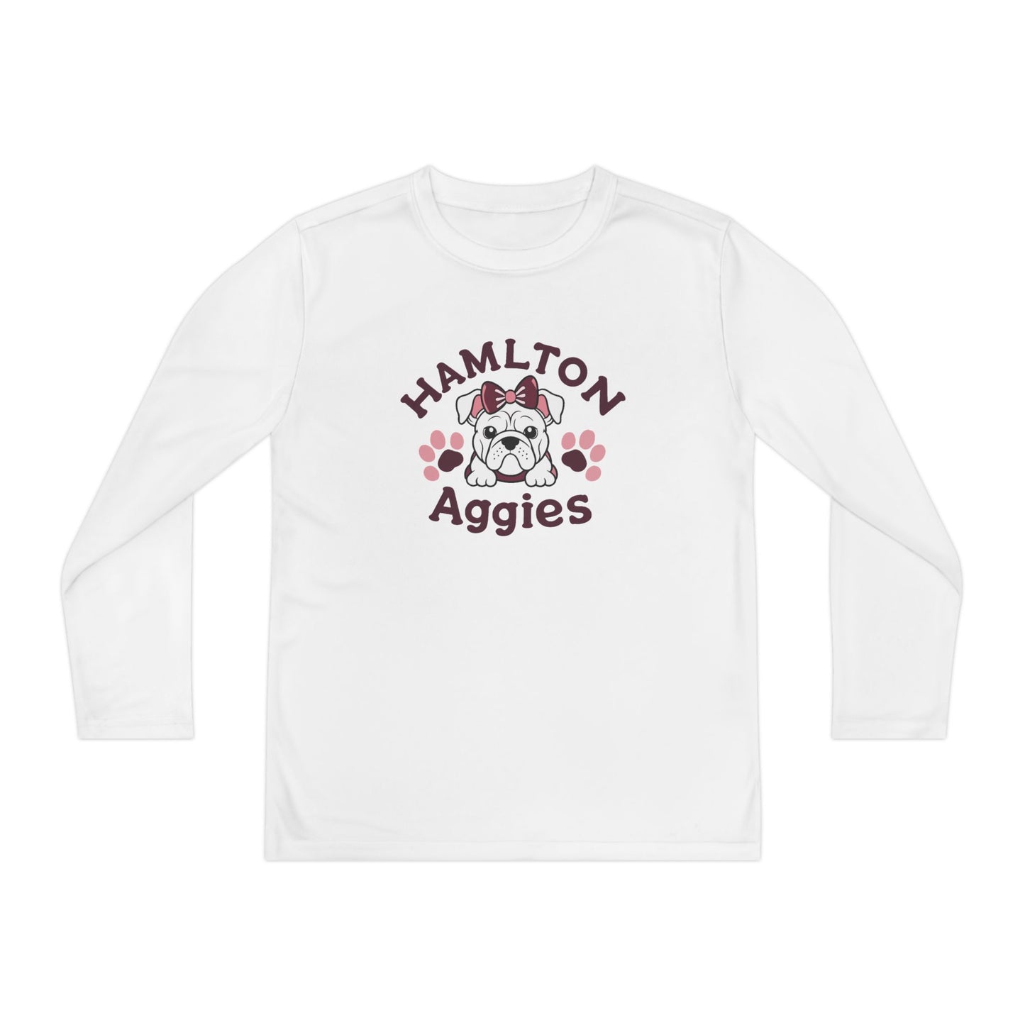 Youth Long Sleeve Tee \ Hamilton Aggies \ HAG3
