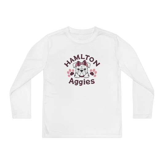 Youth Long Sleeve Tee \ Hamilton Aggies \ HAG3