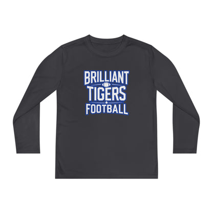 Youth Long Sleeve Tee \ Brilliant Tigers Football \ BTF1