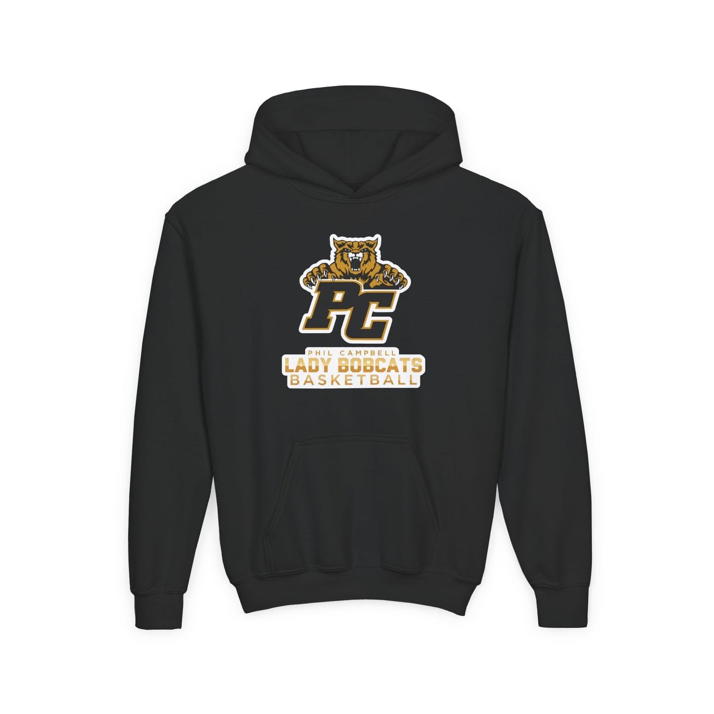 Youth Hoodie Sweatshirt \ Phil Campbell Bobcats Basketball \ PCBBKG1