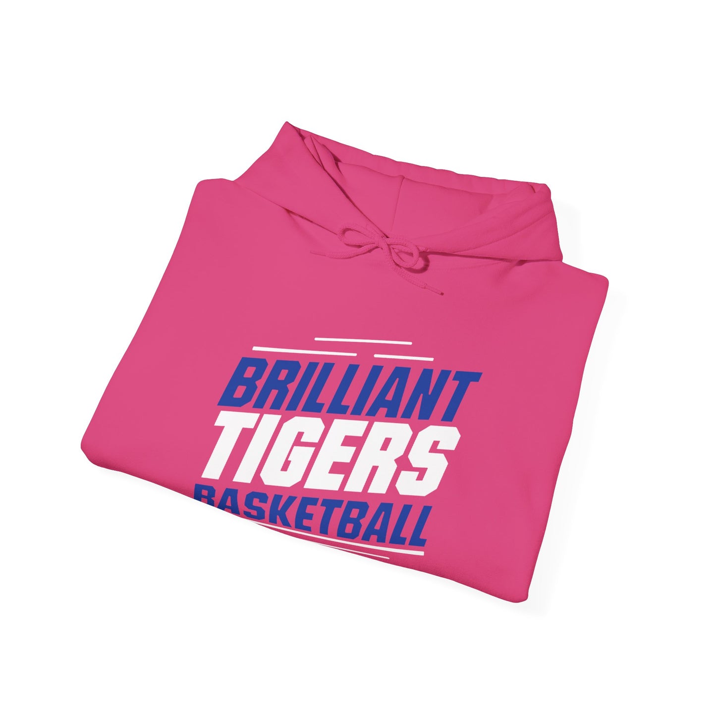 Adult Hoodie Sweatshirt \ Brilliant Tigers Basketball \ BTBK2