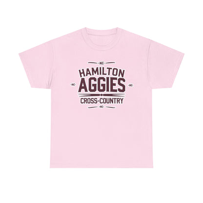 Adult Tee \ Hamilton Aggies Cross-Country \ HCC1