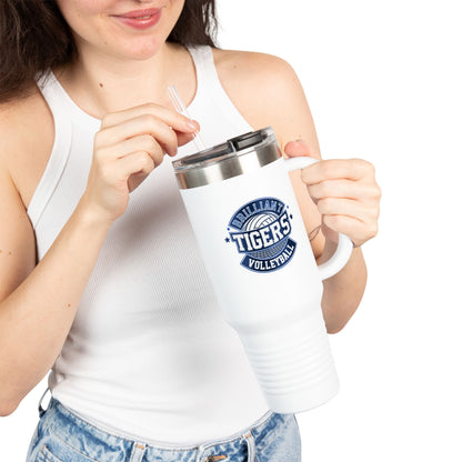 40oz Insulated Tumbler \ Brilliant Tigers Volleyball \ BTV1