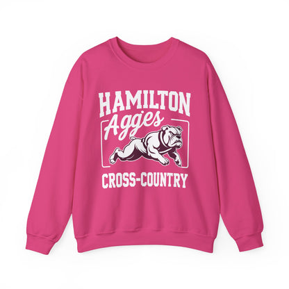 Adult Crewneck Sweatshirt \ Hamilton Aggies Cross-Country \ HCC2