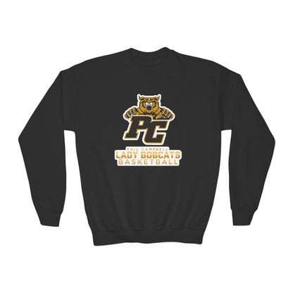 Youth Crewneck Sweatshirt \ Phil Campbell Bobcats Basketball \ PCBBKG1