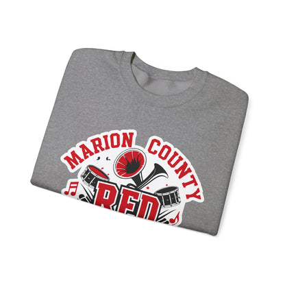 Adult Crewneck Sweatshirt \ Marion County Red Raiders Band \ MCB2