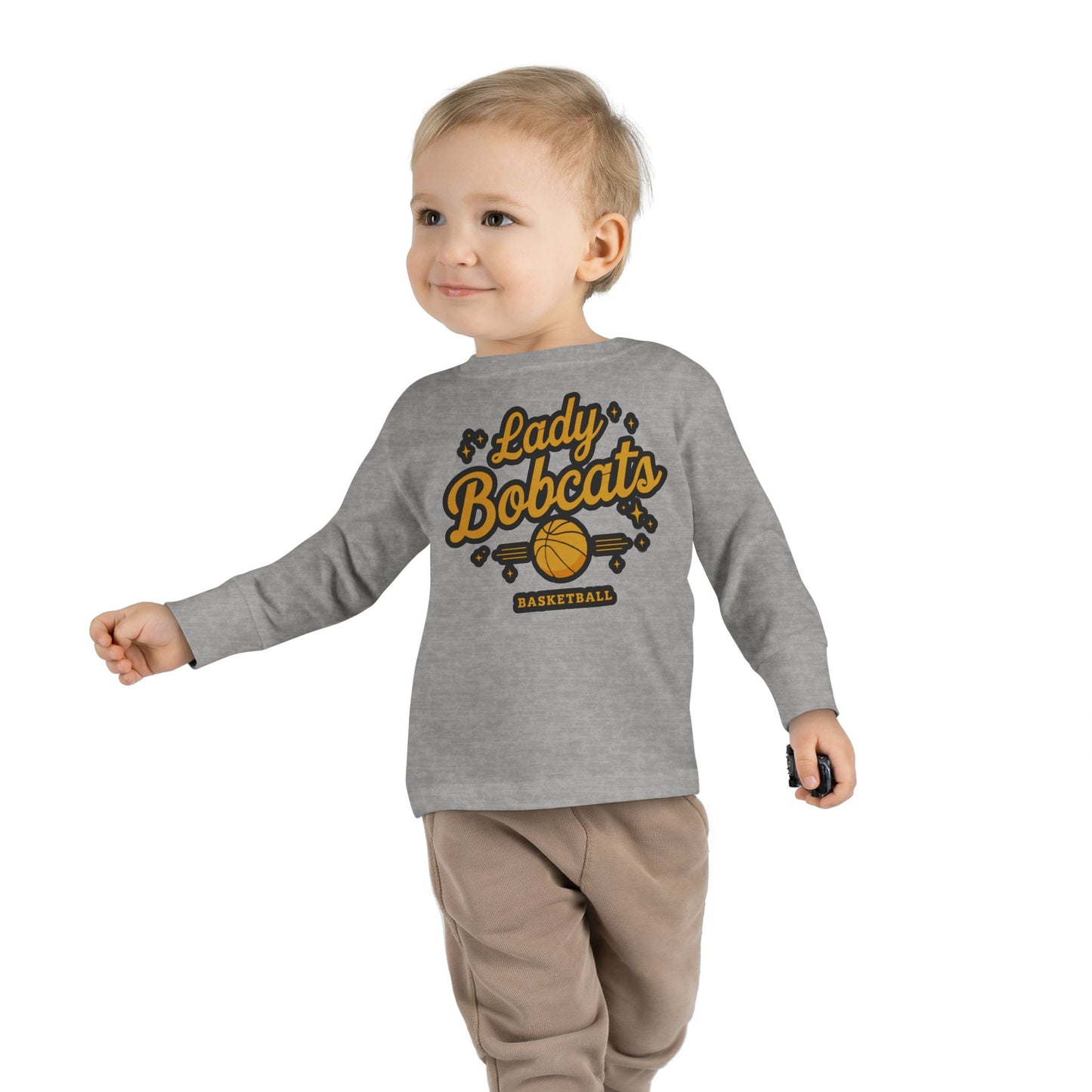 Toddler Long Sleeve Tee \ Phil Campbell Bobcats Basketball \ PCBBKG2