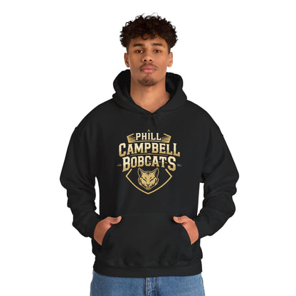 Adult Hoodie Sweatshirt \ Phill Campbell Bobcats \ PCB1