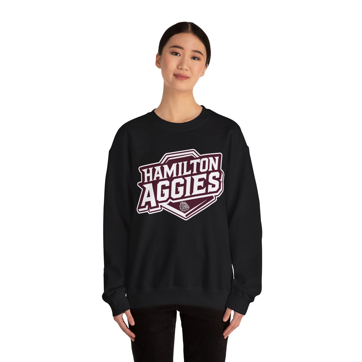 Adult Crewneck Sweatshirt \ Hamilton Aggies \ HA1