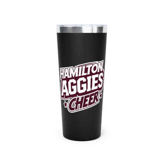 22oz Cooper Insulated Tumbler \ Hamilton Aggies Cheer \ HAC1