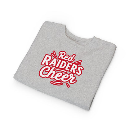 Toddler Crewneck Sweatshirt \ Marion County Red Raiders Cheer \ MCC1
