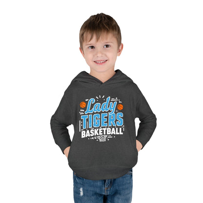 Toddler Hoodie Sweatshirt \ Brilliant Tigers Basketball \ BTBKG1