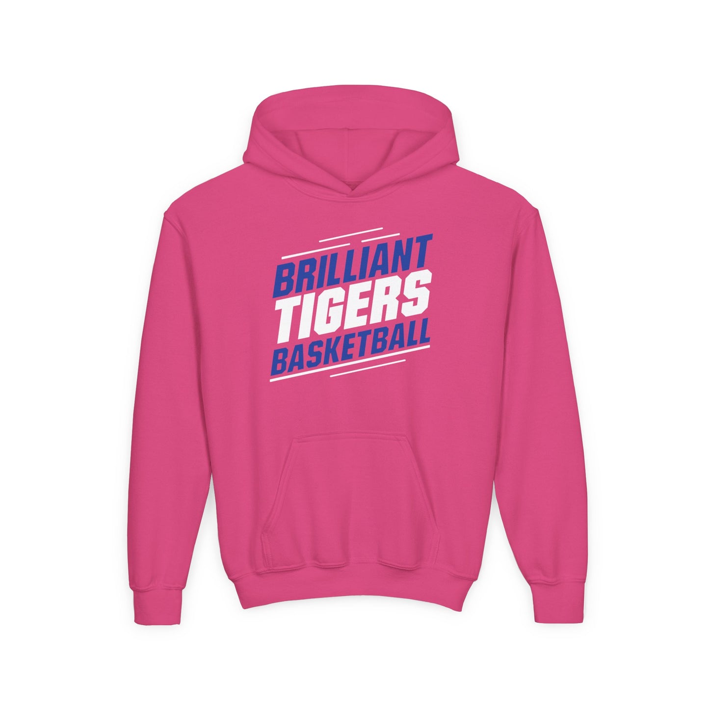 Youth Hoodie Sweatshirt \ Brilliant Tigers Basketball \ BTBK2