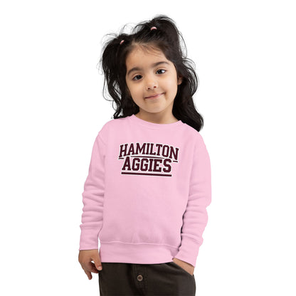 Toddler Crewneck Sweatshirt \ Hamilton Aggies \ HA2