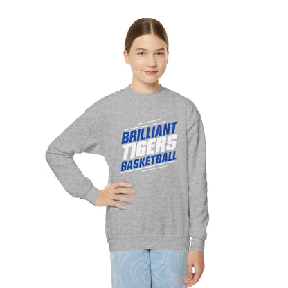 Youth Crewneck Sweatshirt \ Brilliant Tigers Basketball \ BTBK2