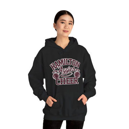 Adult Hoodie Sweatshirt \ Hamilton Aggies Cheer \ HAC2