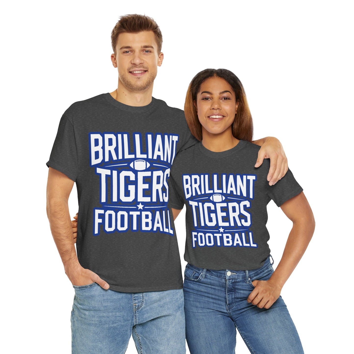 Adult Tee \ Brilliant Tigers Football \ BTF1