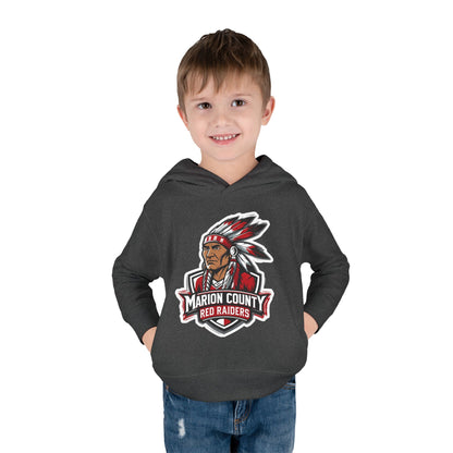 Toddler Hoodie Sweatshirt \ Marion County Red Raiders \ MC2