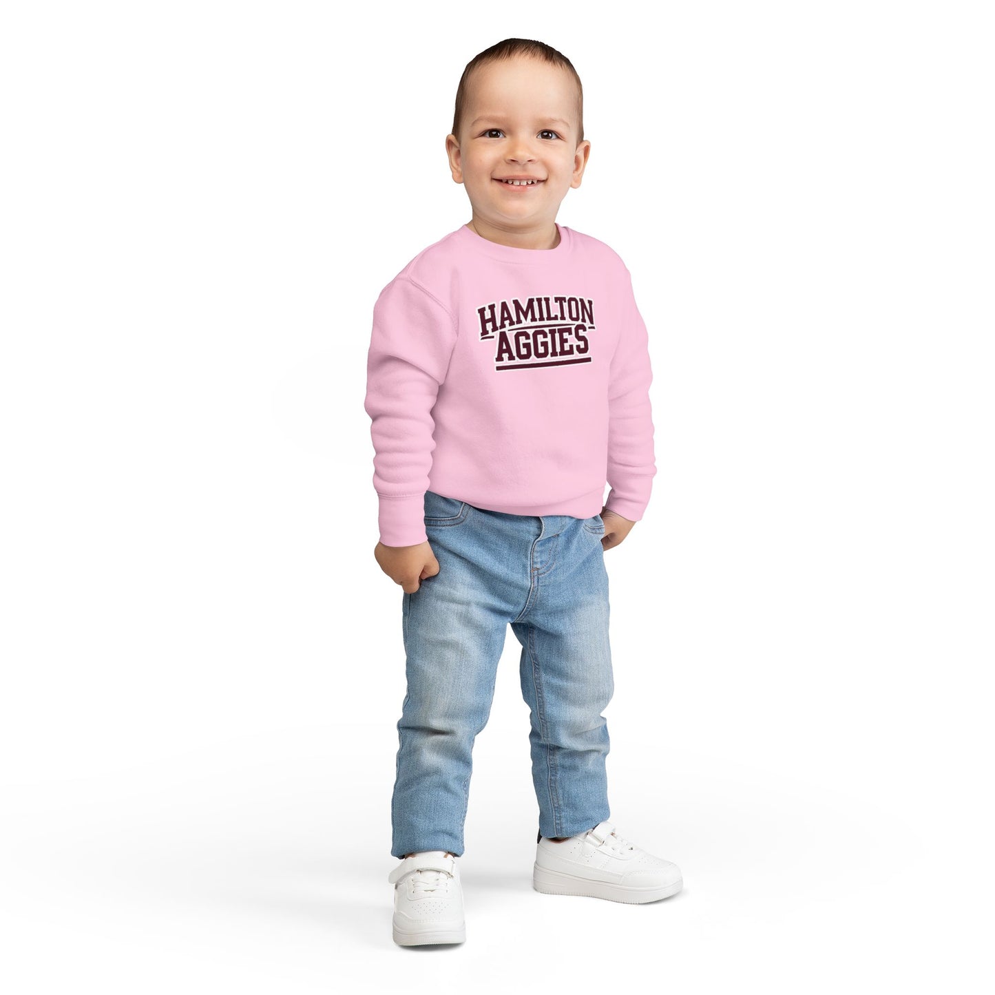 Toddler Crewneck Sweatshirt \ Hamilton Aggies \ HA2