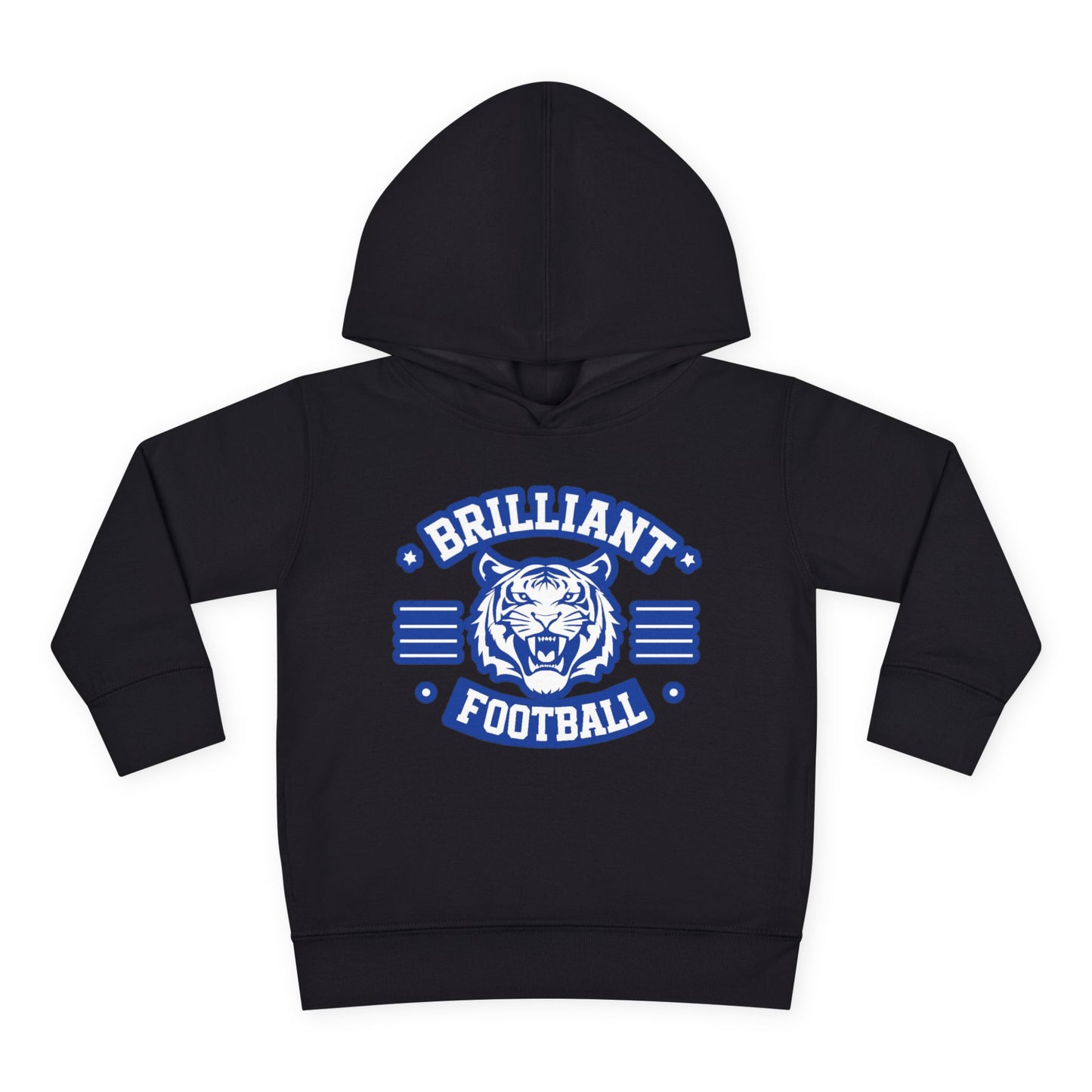 Toddler Hoodie Sweatshirt \ Brilliant Tigers Football \ BTF2
