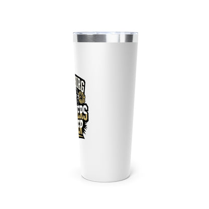 22oz Copper Insulated Tumbler \ Hackleburg Panthers Cheer \ HPC1