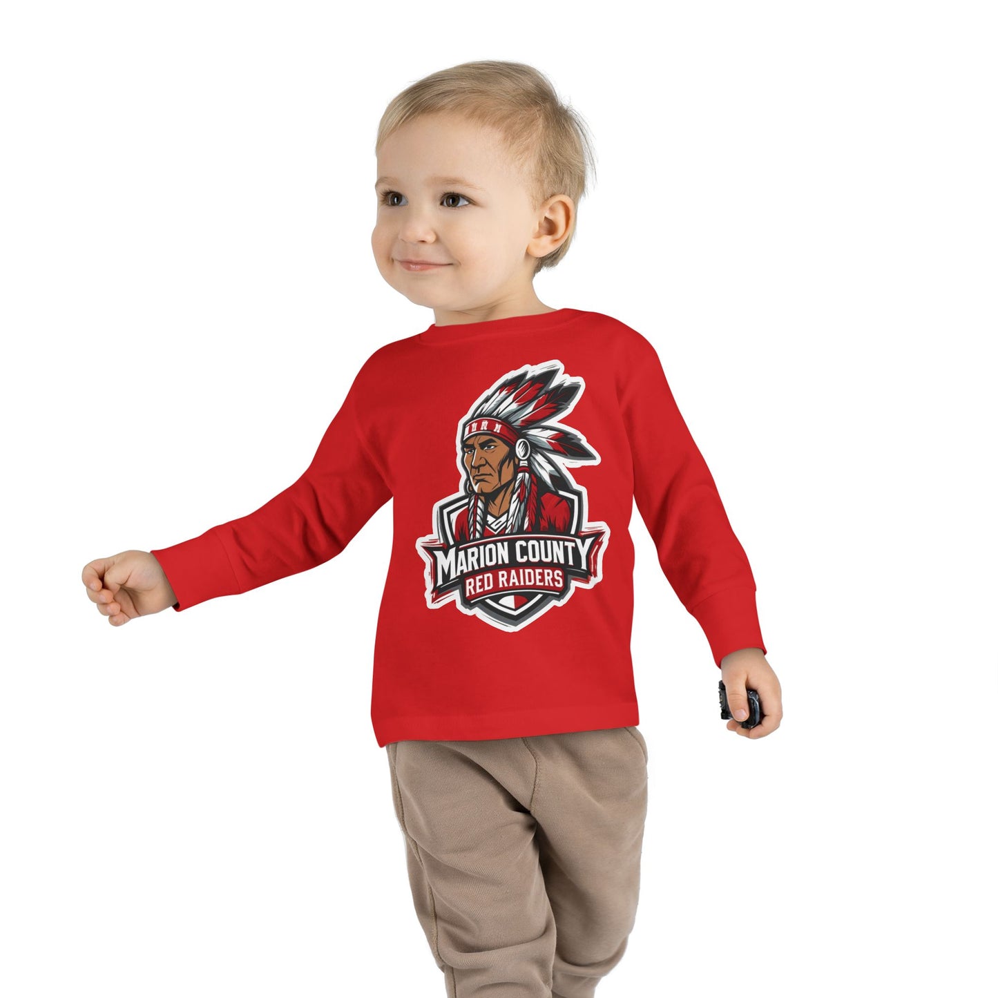 Toddler Long Sleeve Tee \ Marion County Red Raiders \ MC2