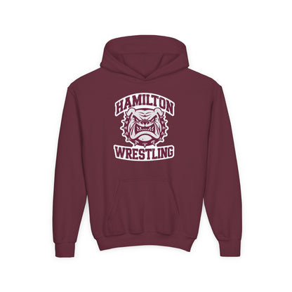 Youth Hoodie Sweatshirt \ Hamilton Aggies Wrestling \ HAW2