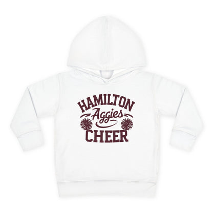 Toddler Hoodie Sweatshirt \ Hamilton Aggies Cheer \ Style HAC2