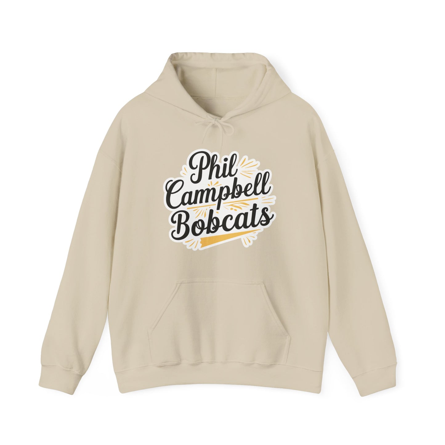 Adult Hoodie Sweatshirt \ Phil Campbell Bobcats \ PCBG2