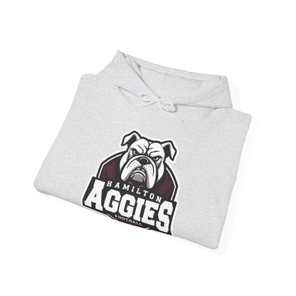 Adult Hoodie Sweatshirt \ Hamilton Aggies Football \ HAF2